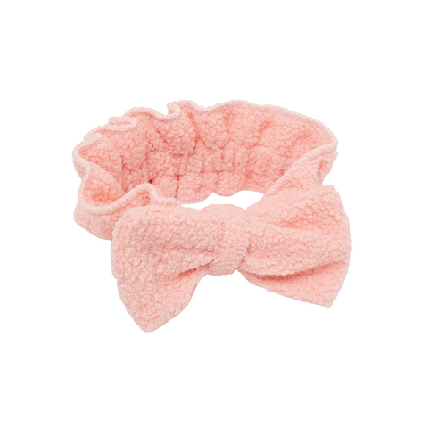 Pink Spa Headband For Makeup & Cleansing