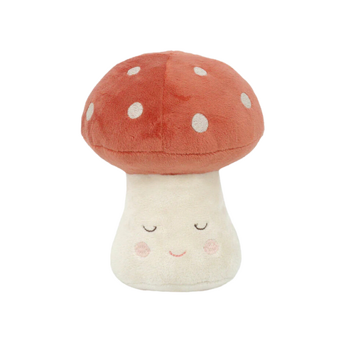 Mon Ami Red Mushroom Chime Toy