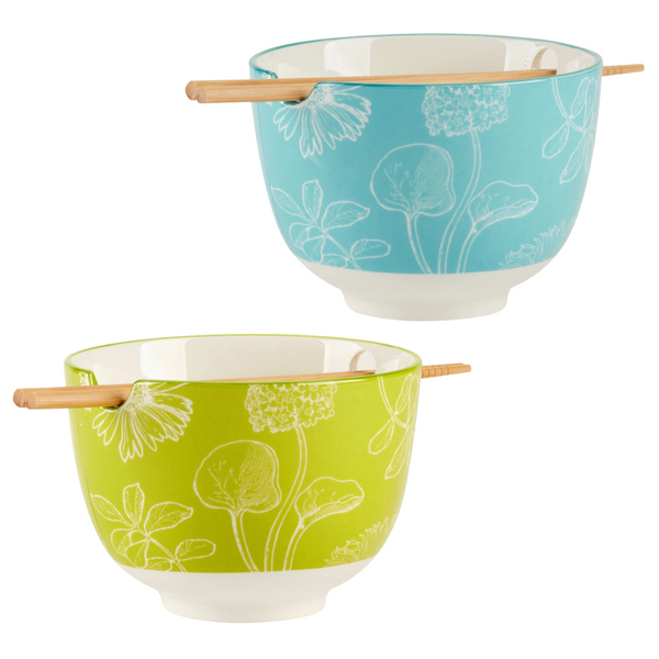 Floral Ramen Bowls