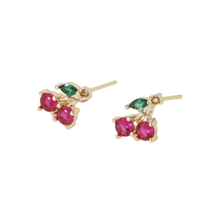 Cherry Stud Earrings