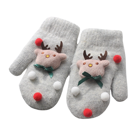 Christmas Reindeer Children Gloves for Kids