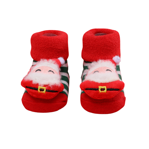 Christmas Santa Non-Slip Baby Socks