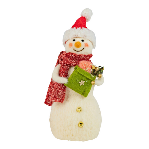 Christmas Snowman with Presents