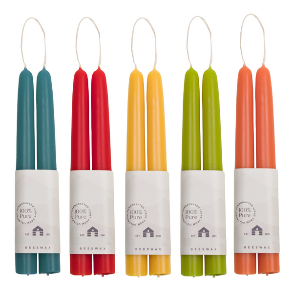 Beeswax Dripless Taper Candles