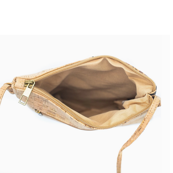 Mini Square Patch Cork Crossbody Bag