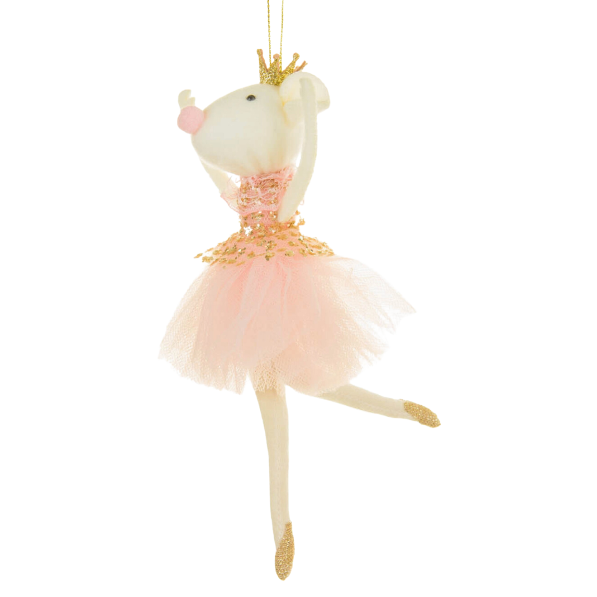 Ballerina Mouse Ornament