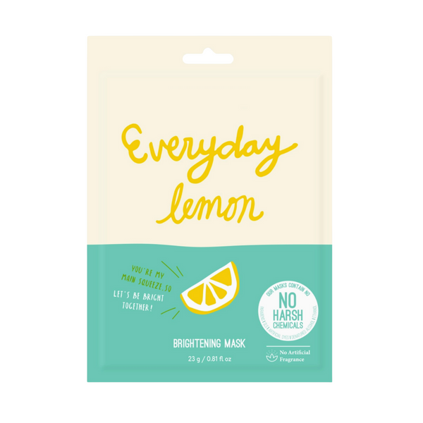 Lemon Brightening Facial Sheet Mask