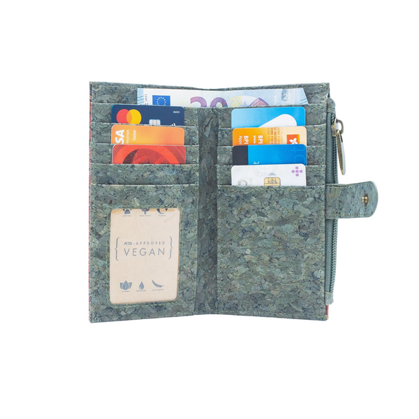 Blue Starry Night Cork Wallet