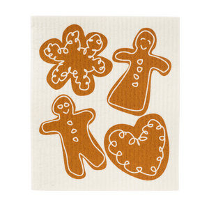 Holiday Gingerbread Swedish Dishcloth