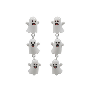 Halloween 3 Ghosts Dangling Earrings