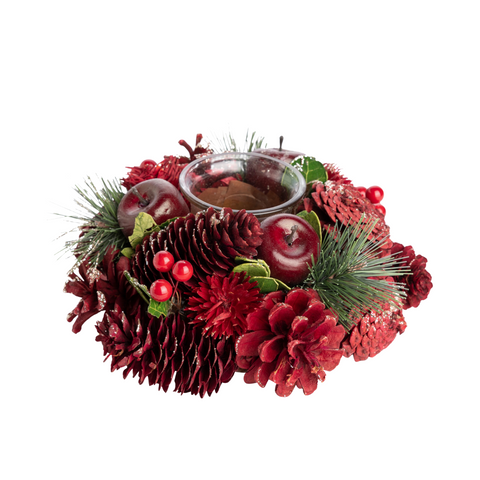 Holiday Pinecone Votive Holder