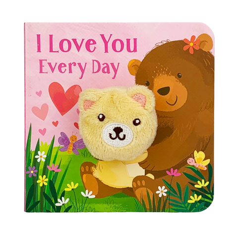 I Love You Every Day Bear Finger Puppet Board Book