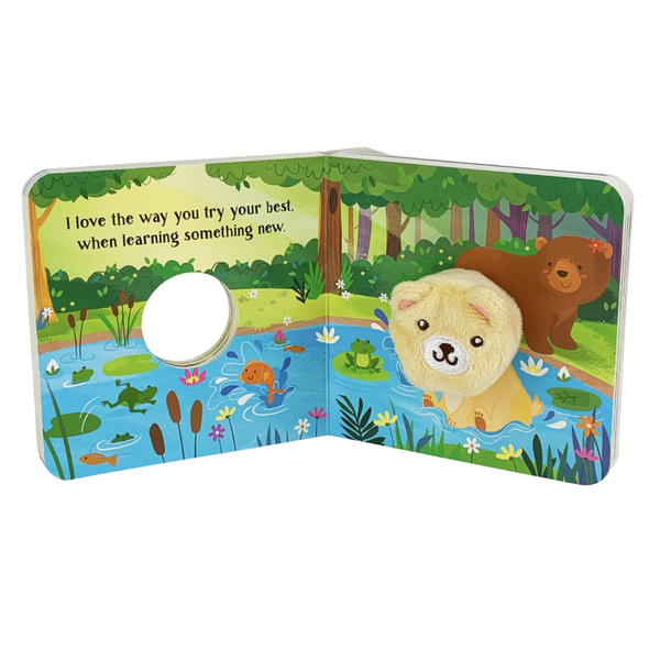 I Love You Every Day Bear Finger Puppet Board Book