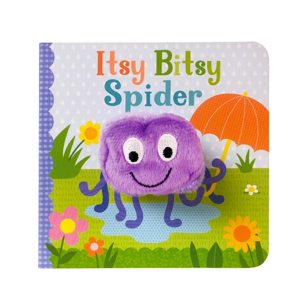 Itsy Bitsy Spider Nursery Rhyme Finger Puppet Board Book