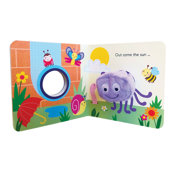 Itsy Bitsy Spider Nursery Rhyme Finger Puppet Board Book