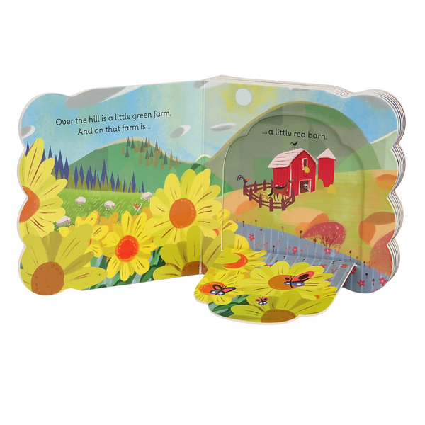 Little Red Barn Shaped Board Book