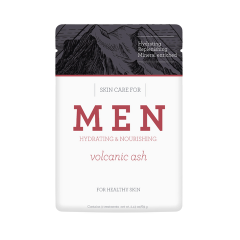Men's Hydrating volcanic ash Facial Sheet Mask