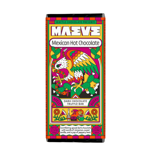 Mexican Hot Dark Chocolate bar 