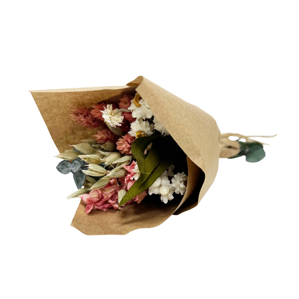 Pink Larkspur & Baby Eucalyptus Bouquet Bundle