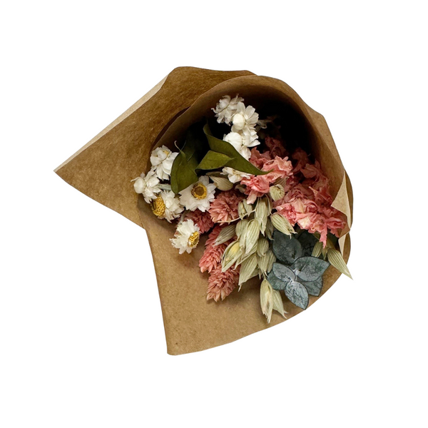 Pink Larkspur & Baby Eucalyptus Bouquet Bundle