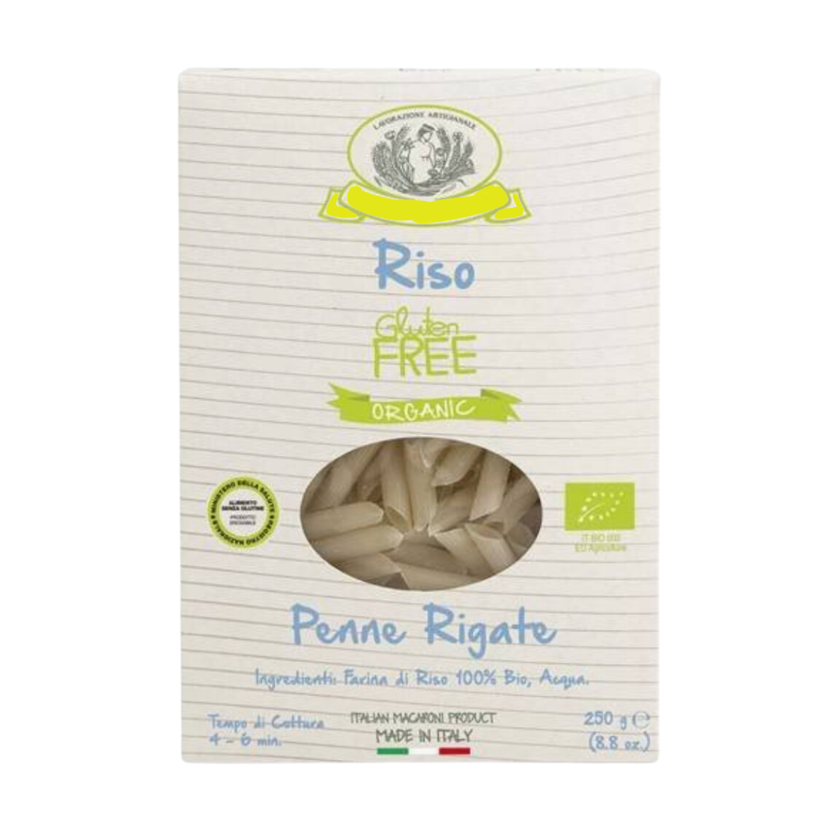 Organic Gluten Free Rice Penne Rigate