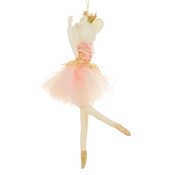 Ballerina Mouse Ornament