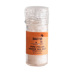 Italian Coarse Sea Salt Glass Grinder