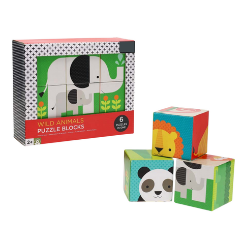 Animal Puzzle Blocks for toddlers