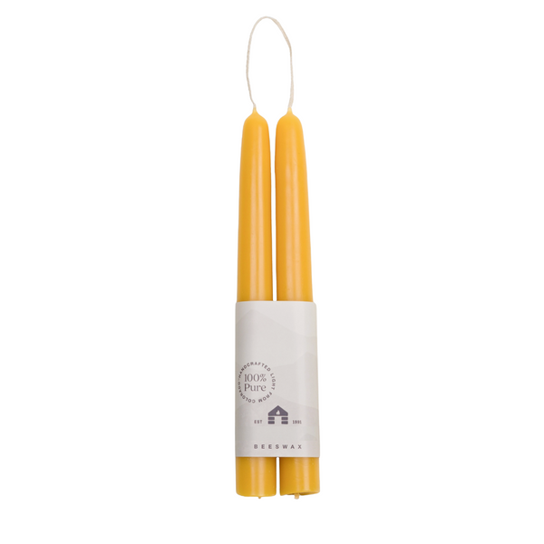 Beeswax Dripless Taper Candles