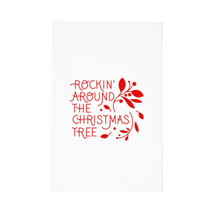 Rockin Around the Christmas Tree Kitchen Towel