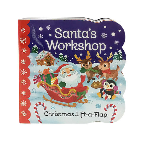 Santa's Workshop Christmas Lift-A-Flap Board Book