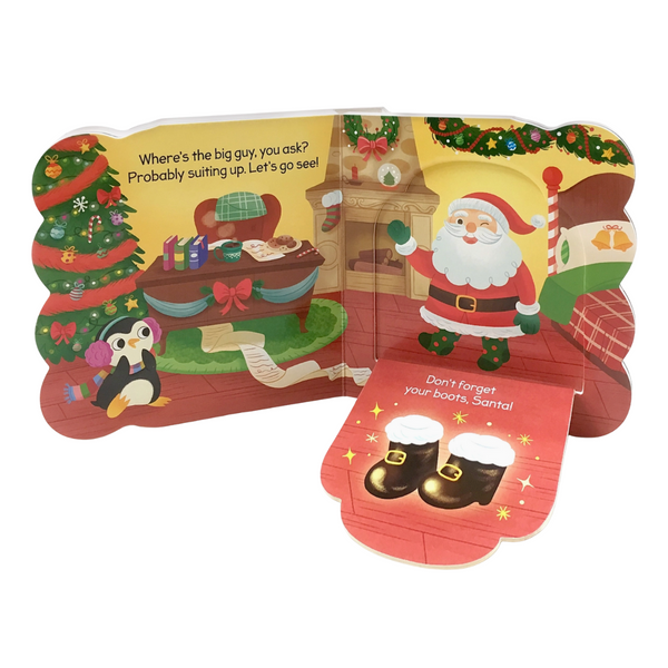 Santa's Workshop Christmas Lift-A-Flap Board Book