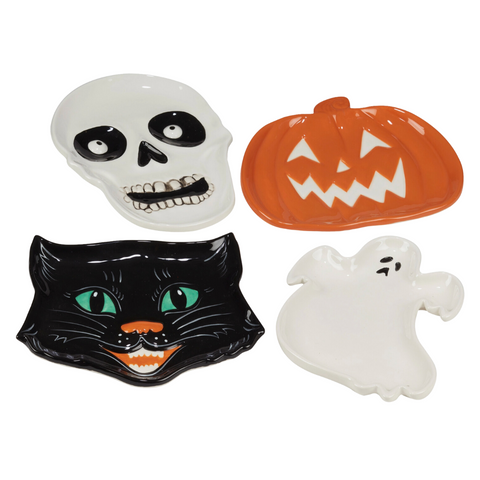 Halloween Scary Candy Plates