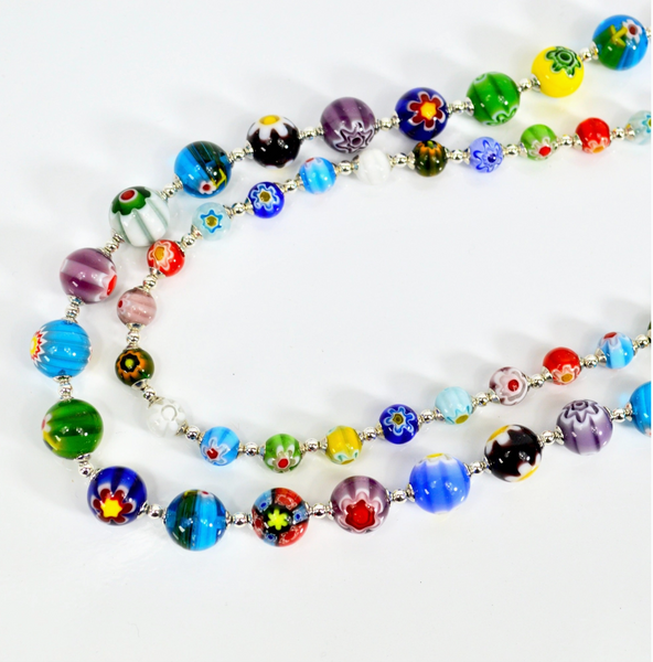 Murano Glass Beaded Necklace