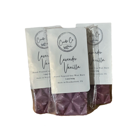 Soy Wax Break Away Bars - Lavender Vanilla