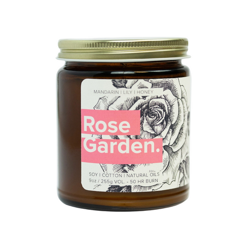 Spring Rose Soy Candle