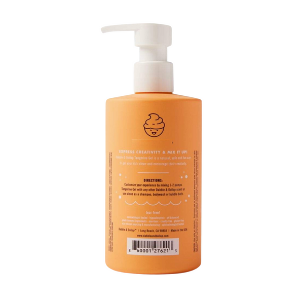 Tangerine Bubble Shampoo & Body Wash for sensitive skin