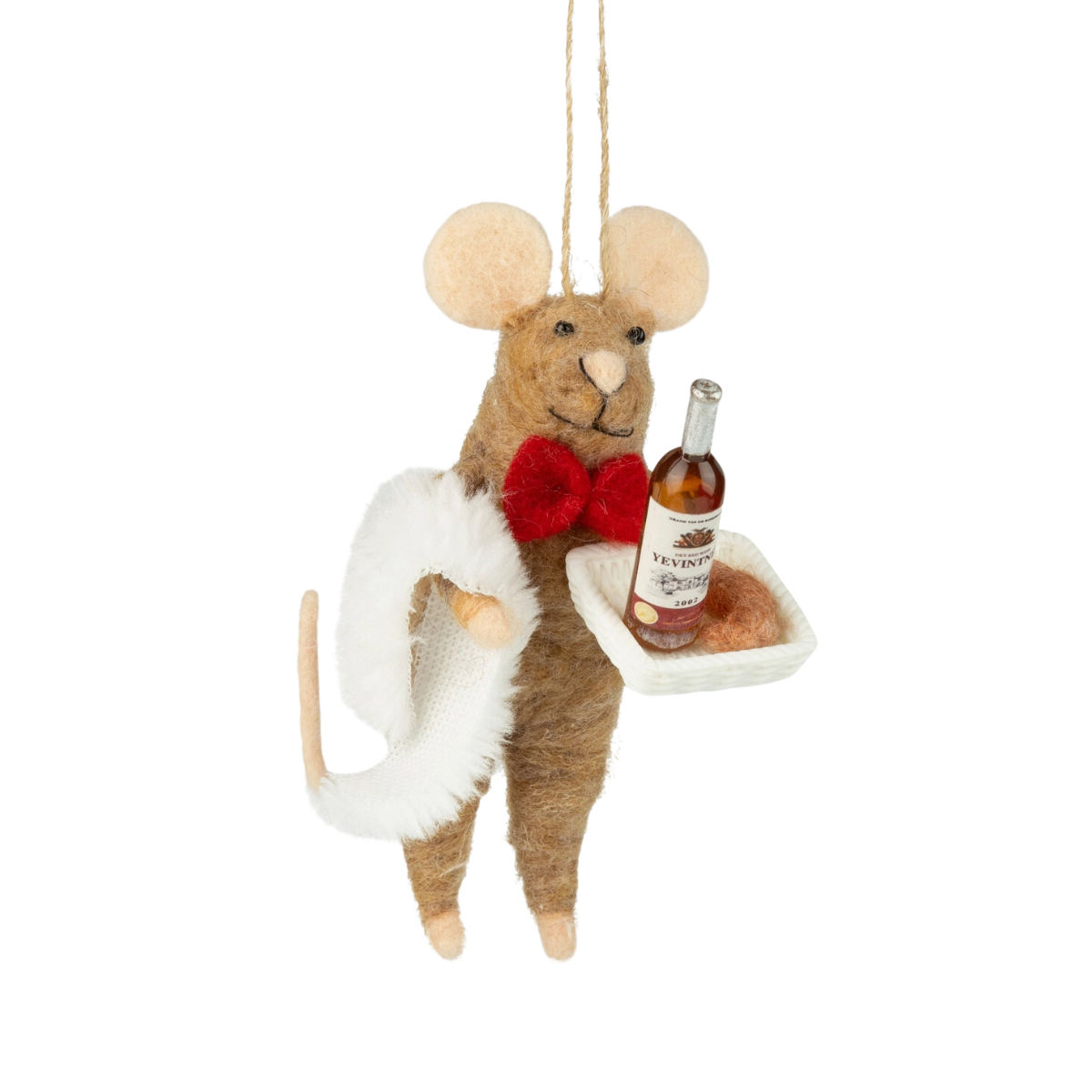 Waiter Mouse Ornament