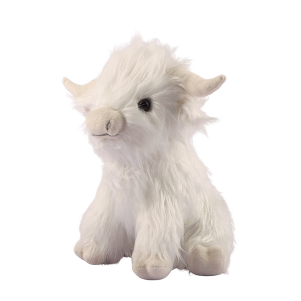 White Highland Cow Plush
