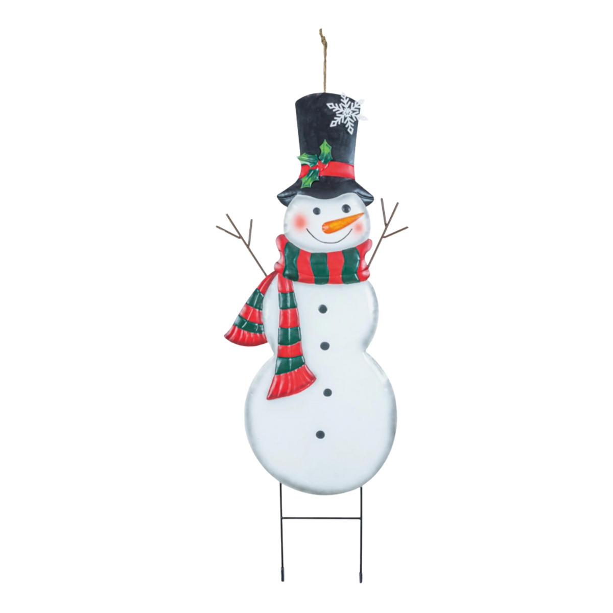 Holiday Snowman Stake - In Store Pick Up Only