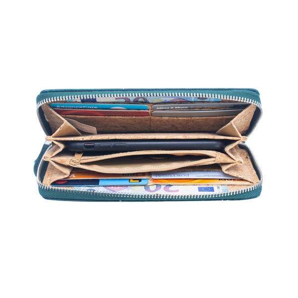 Card Cork Wallet with Hand Strap