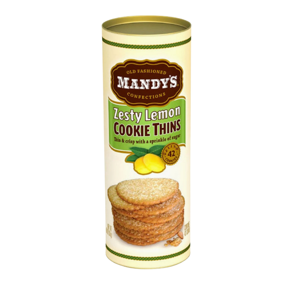 Zesty Lemon Cookies Thins