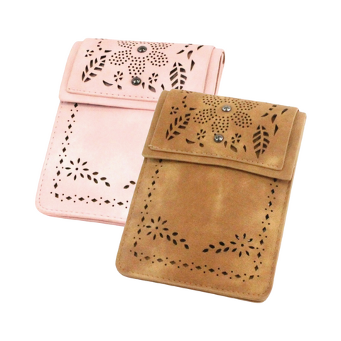 Floral Laser Cut Crossbody Bags