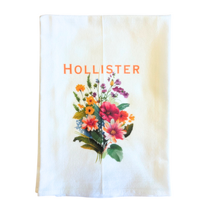 Hollister Flower Bouquet Tea Towel