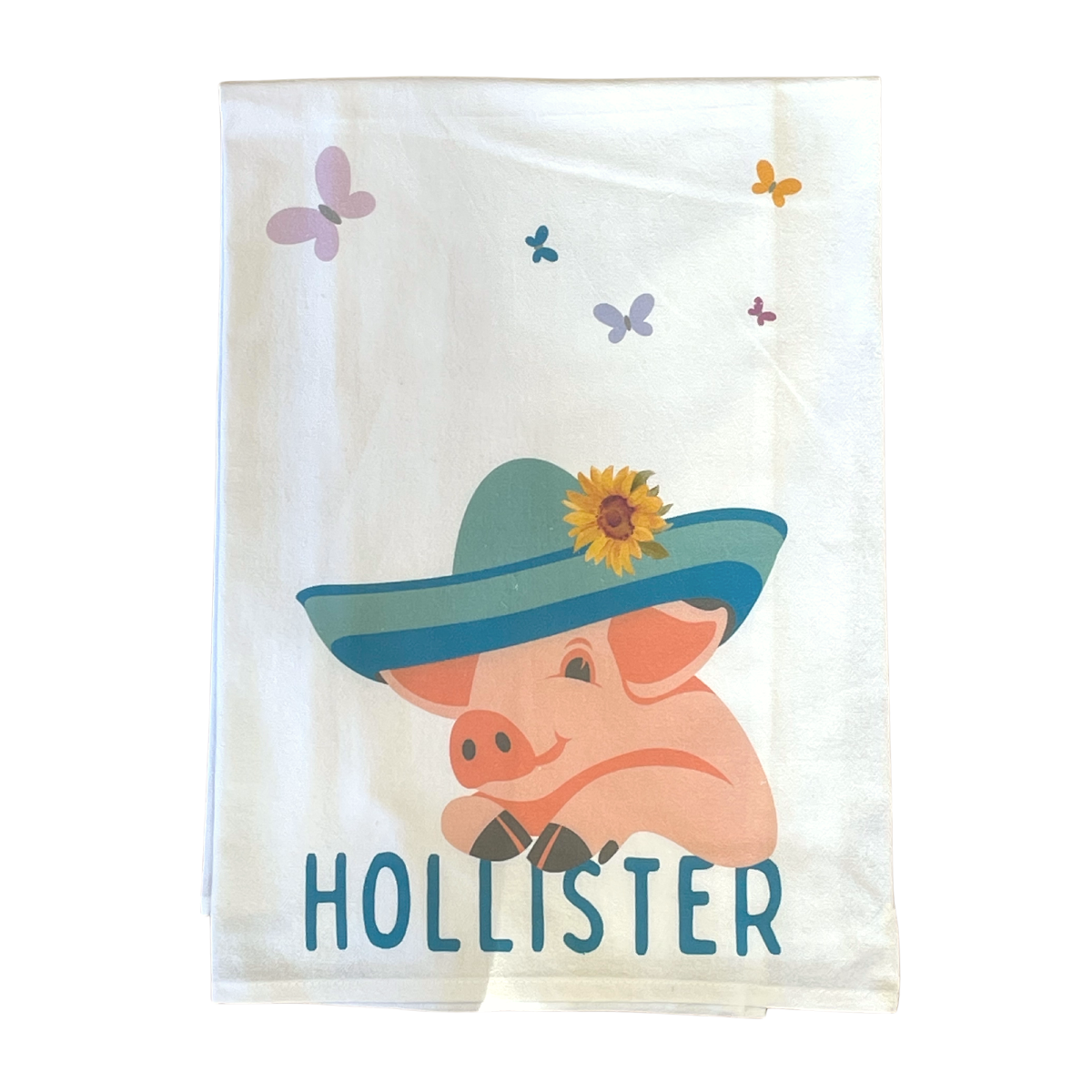Hollister happy piglet cotton towel