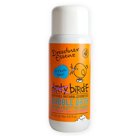 Kids Dirty Birdie Bubble Bath Foam Fruity Mandarin