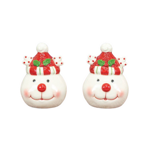 christmas rudolph salt and pepper shaker set