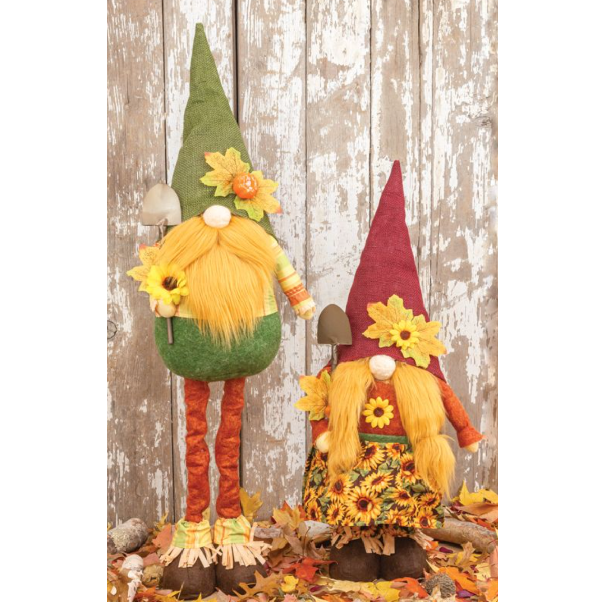 fall gnome with stretch legs