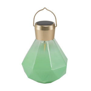 Jade Solar Glass Gem Light