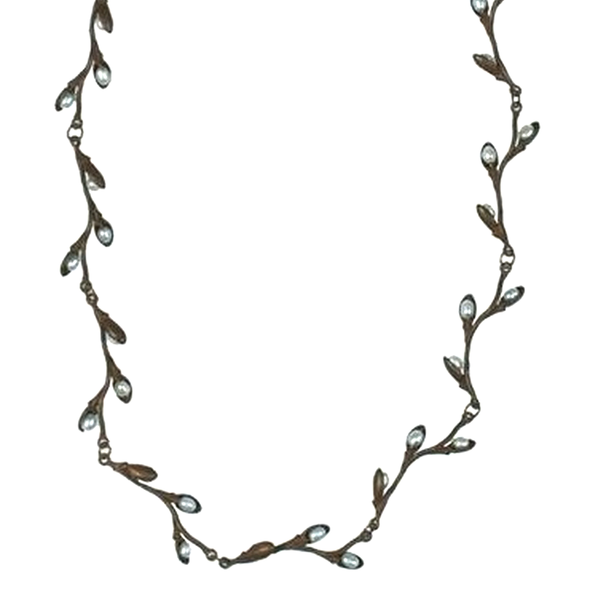 Michael Michaud Delicate Botanical Pearl Necklace